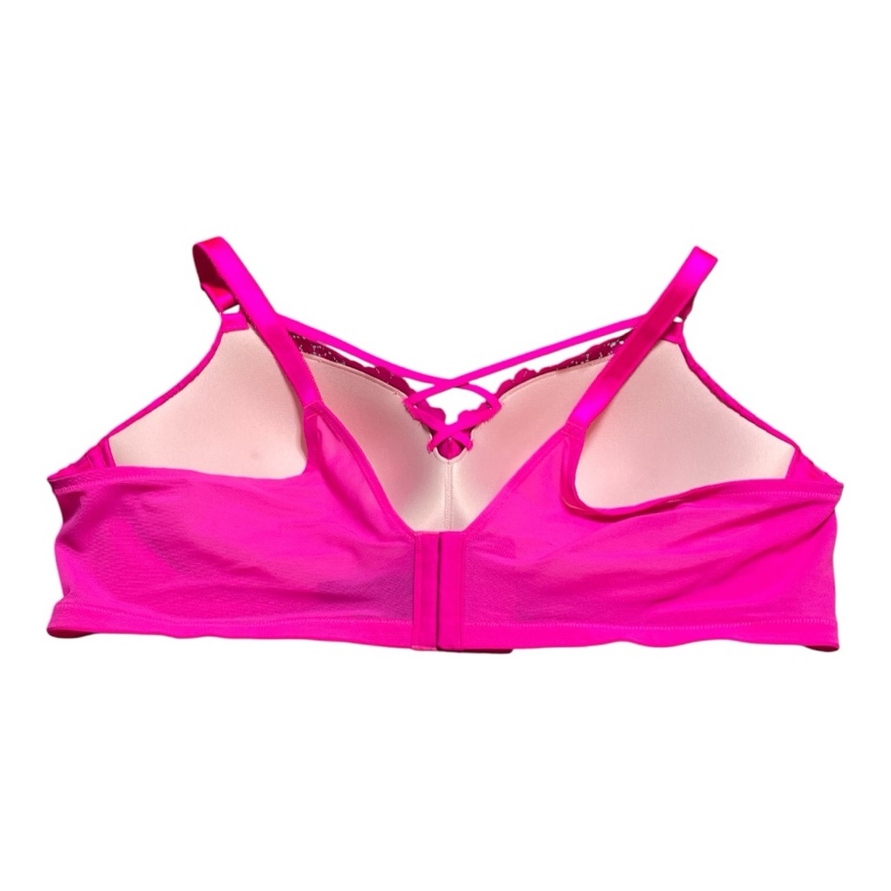 Torrid XO Plunge Push Up Padded Bra | 48B | Fuchsia - Picture 3 of 6